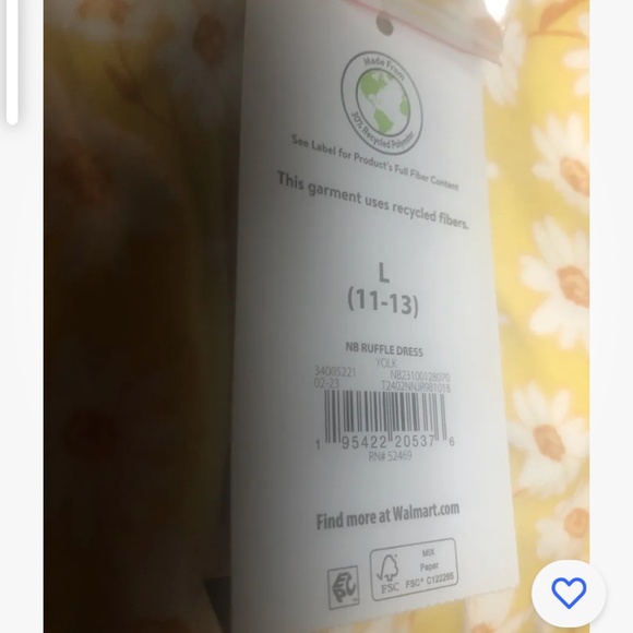 No Boundaries Smocked Tiered Sleeveless Ruffled Dress Size Large (11-13) NEW - Picture 10 of 12